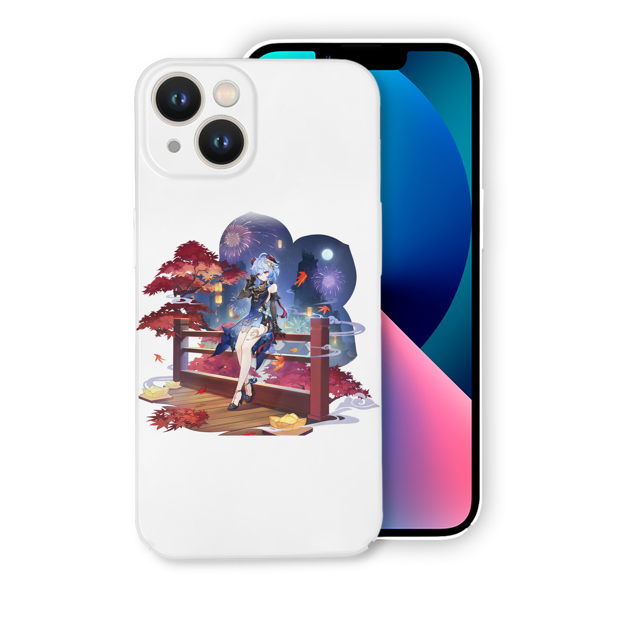 げんし神 甘雨 かんう genshin Ganyu 【iPhone 14シリーズ対応】ハードケース